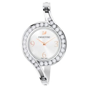 Swarovski Schweizer Damenuhr Lovely Crystals Silberfarbend