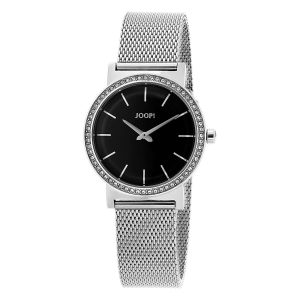 Elegante Joop Damenuhr mit Zirkoniasteinen Silber