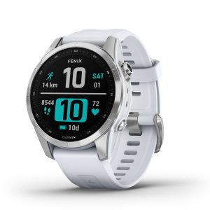 Garmin Fenix 7S GPS Edelstahl Smartwatch Silber