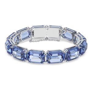 Swarovski Millenia Armband blau im Oktagon Schliff