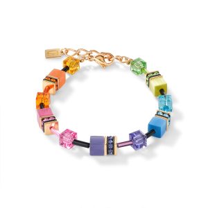 Coeur de Lion Damen Armband Multicolor Rainbow Gold 2