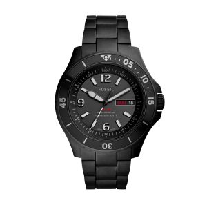 Sportliche Fossil Männer Uhr in Schwarz